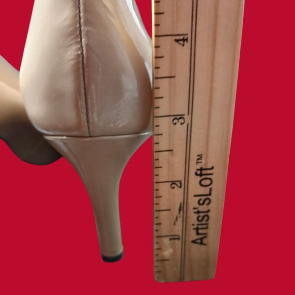 Rockport Total Motion Womens Patent Leather Pointed-Toe Heels Beige Size 5.5 - Picture 7 of 12
